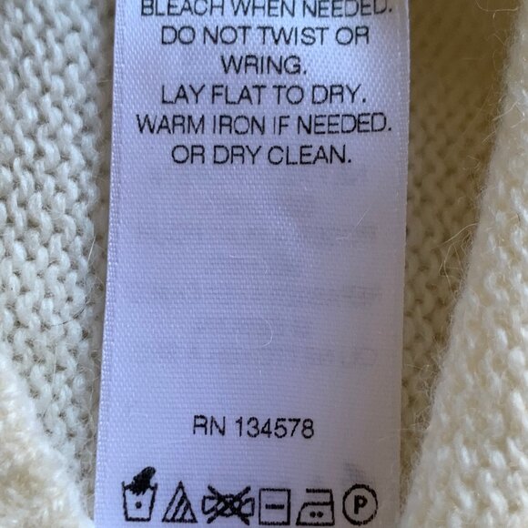 Vineyard Vines Women's Cashmere Lambswool Angora Cashmere Sweater Size S - Picture 8 of 8